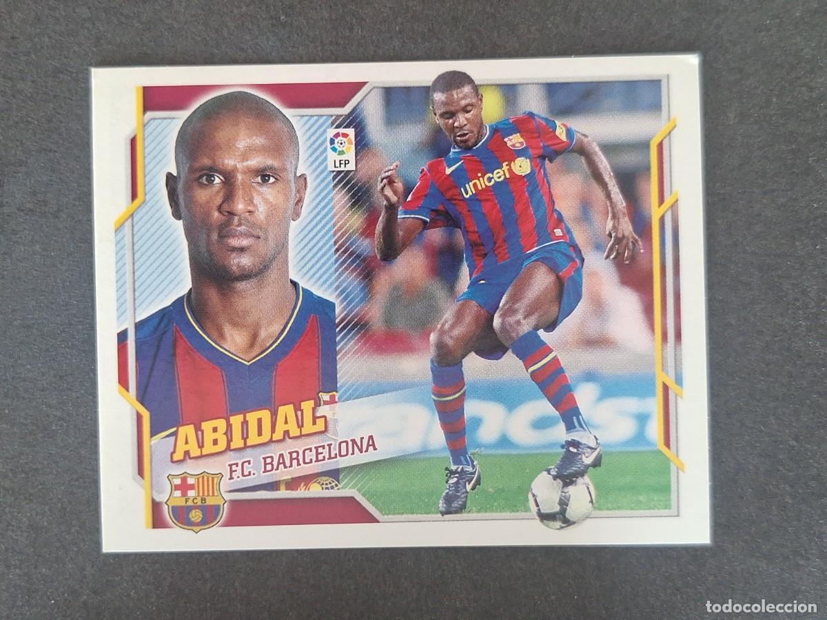 Figurine di Calcio: ABIDAL F. C. BARCELONA LIGA ESTE 2010 2011 10 11 NUNCA PEGADO SIN PEGAR