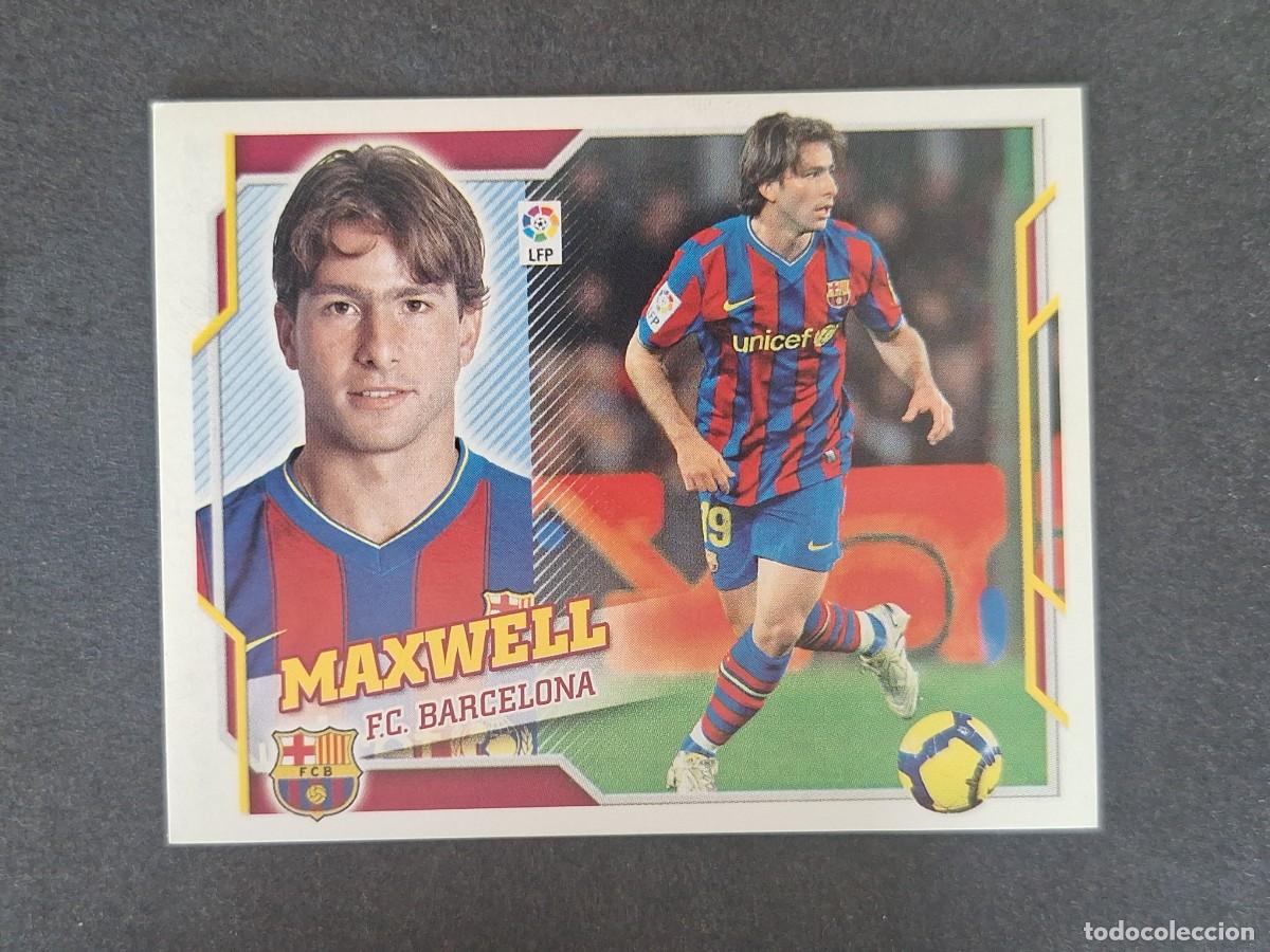 Figurine di Calcio: MAXWELL F. C. BARCELONA LIGA ESTE 2010 2011 10 11 NUNCA PEGADO SIN PEGAR