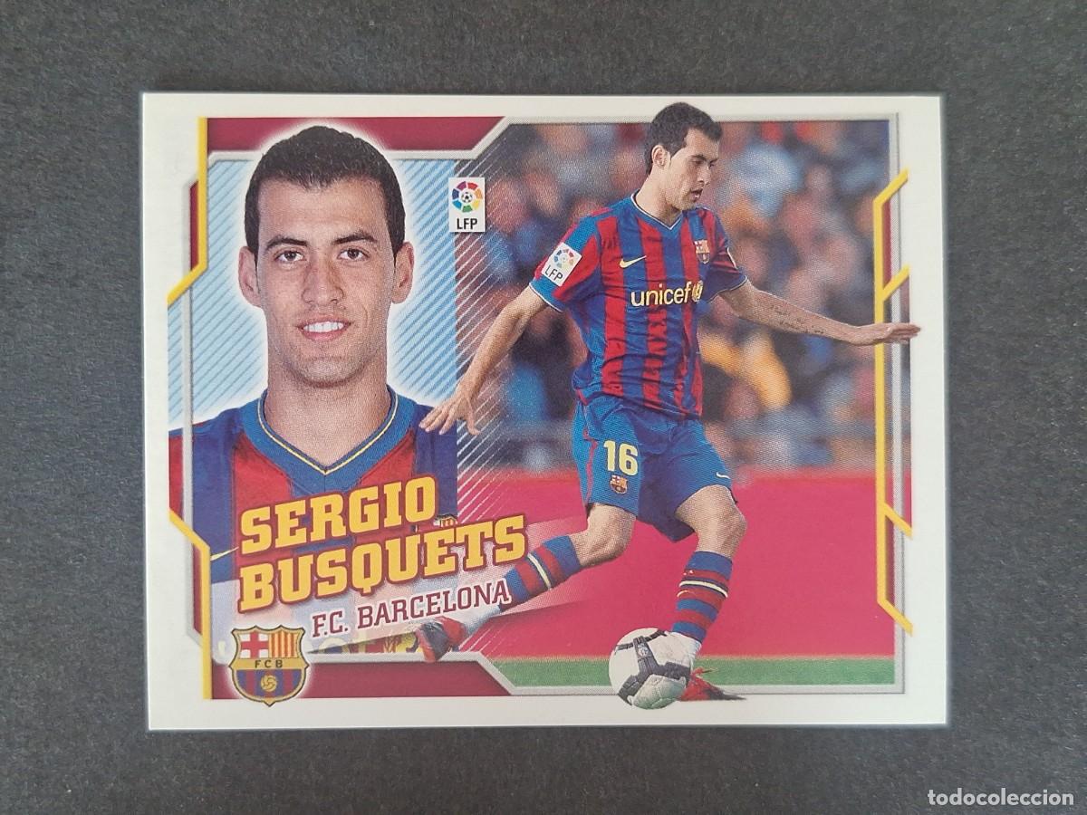Figurine di Calcio: SERGIO BUSQUETS F. C. BARCELONA LIGA ESTE 2010 2011 10 11 NUNCA PEGADO SIN PEGAR