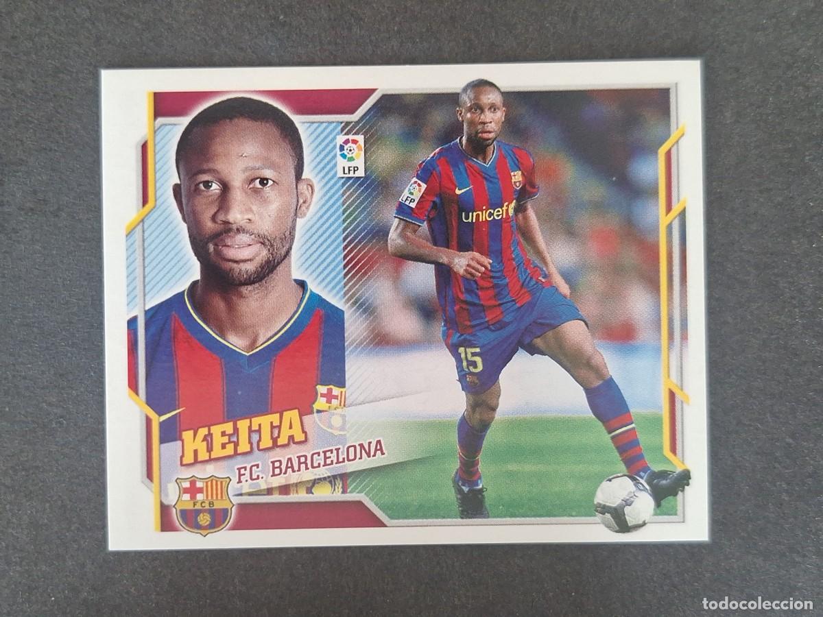 Cromos de Futebol: KEITA F. C. BARCELONA LIGA ESTE 2010 2011 10 11 NUNCA PEGADO SIN PEGAR
