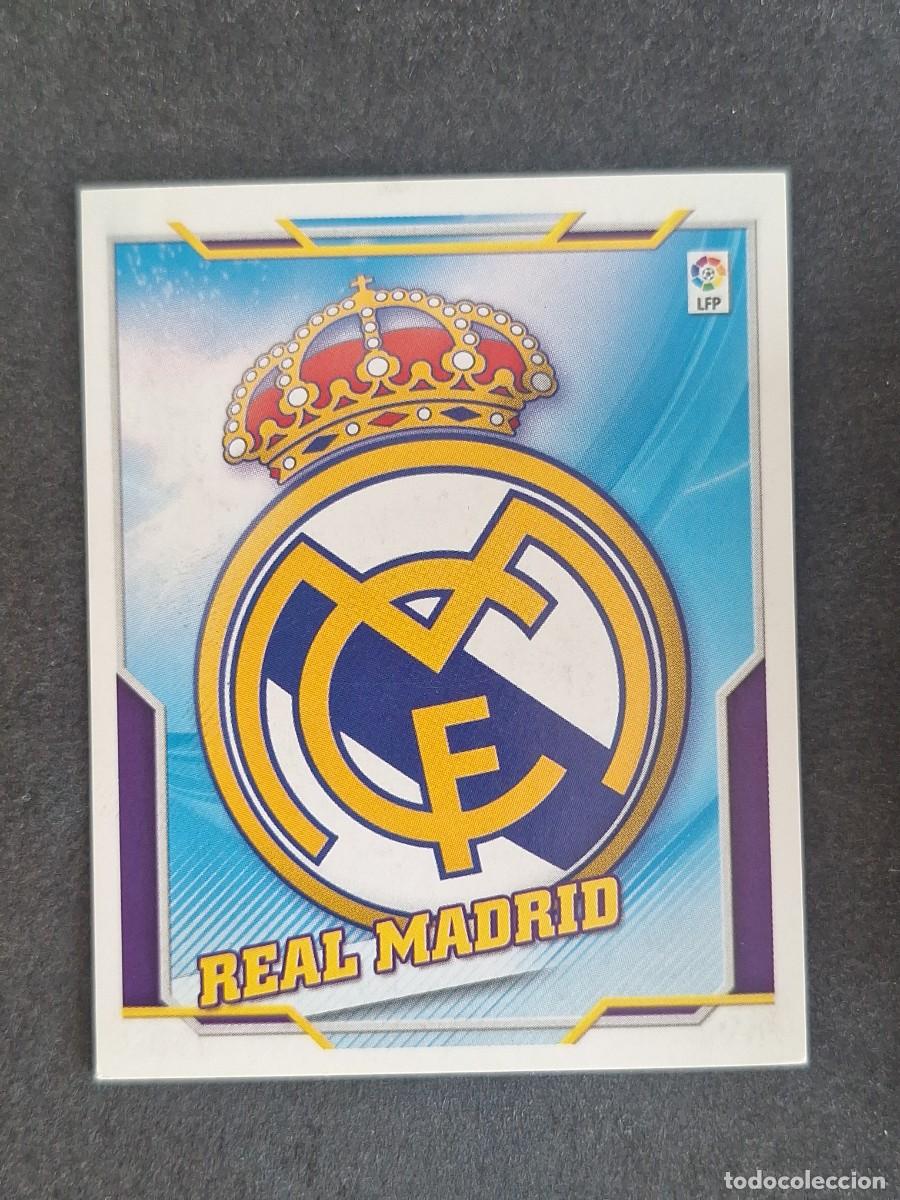 Figurine di Calcio: ESCUDO REAL MADRID LIGA ESTE 2010 2011 10 11 NUNCA PEGADO SIN PEGAR