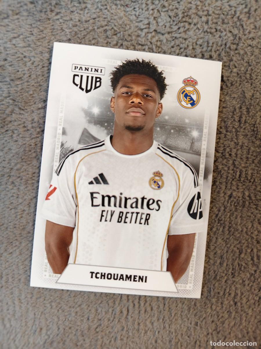 Cromos de f&uacute;tbol: 18 PANINI CLUB REAL MADRID 25 26 TCHOUAMENI ADN 2025 2026
