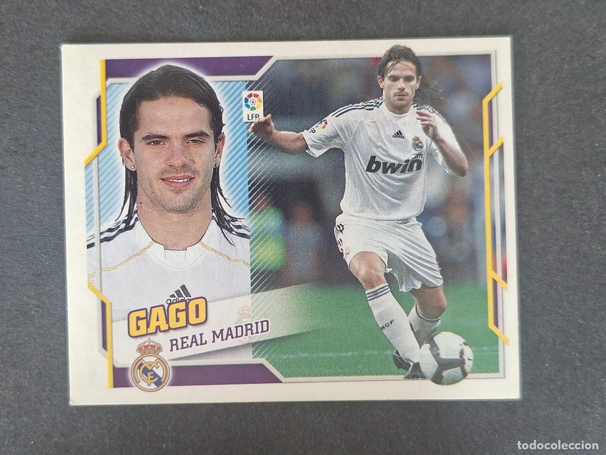 Cromos de f&uacute;tbol: GAGO REAL MADRID LIGA ESTE 2010 2011 10 11 NUNCA PEGADO SIN PEGAR