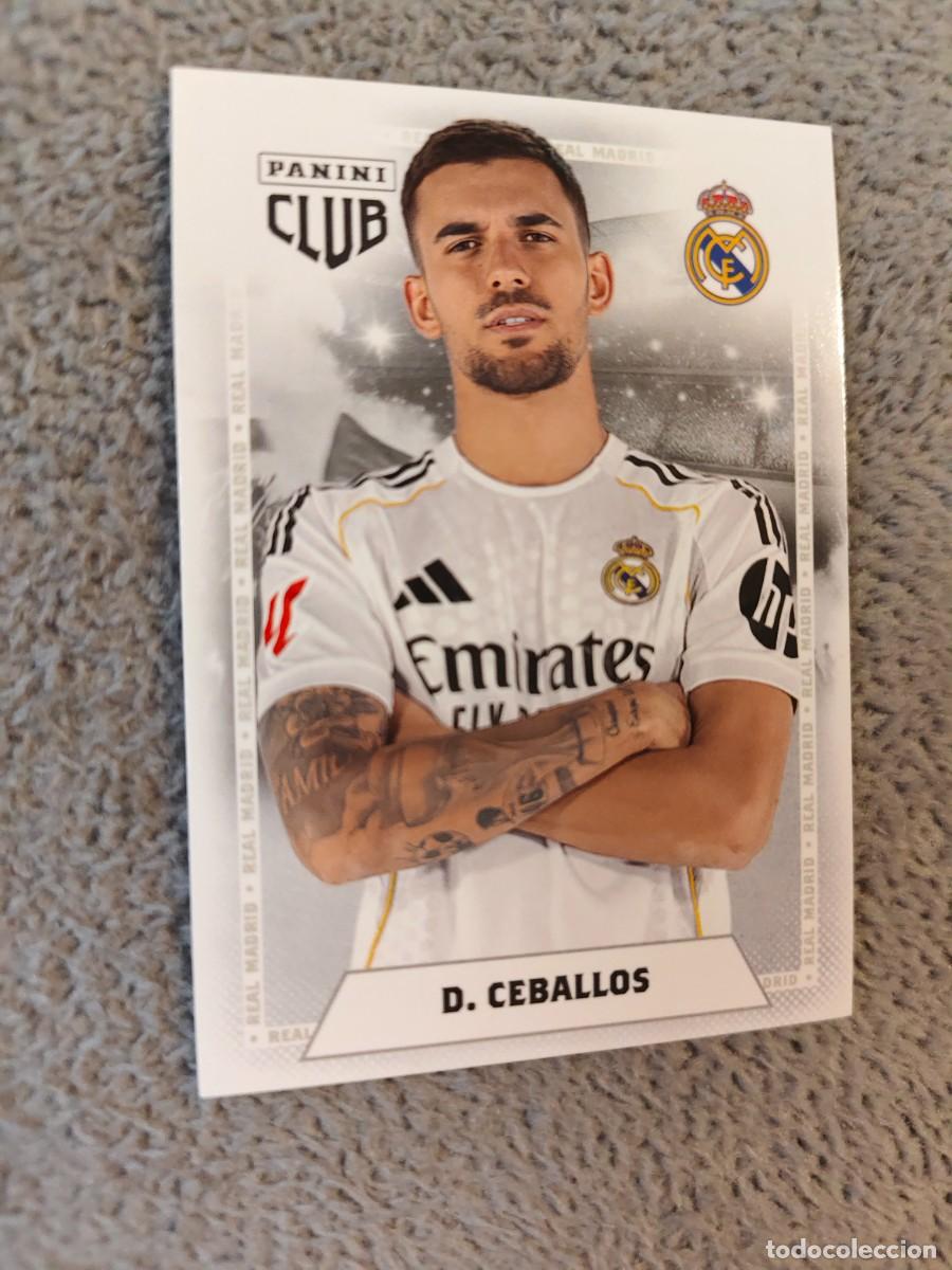 Cromos de f&uacute;tbol: 21 PANINI CLUB REAL MADRID 25 26 D. CEBALLOS ADN 2025 2026