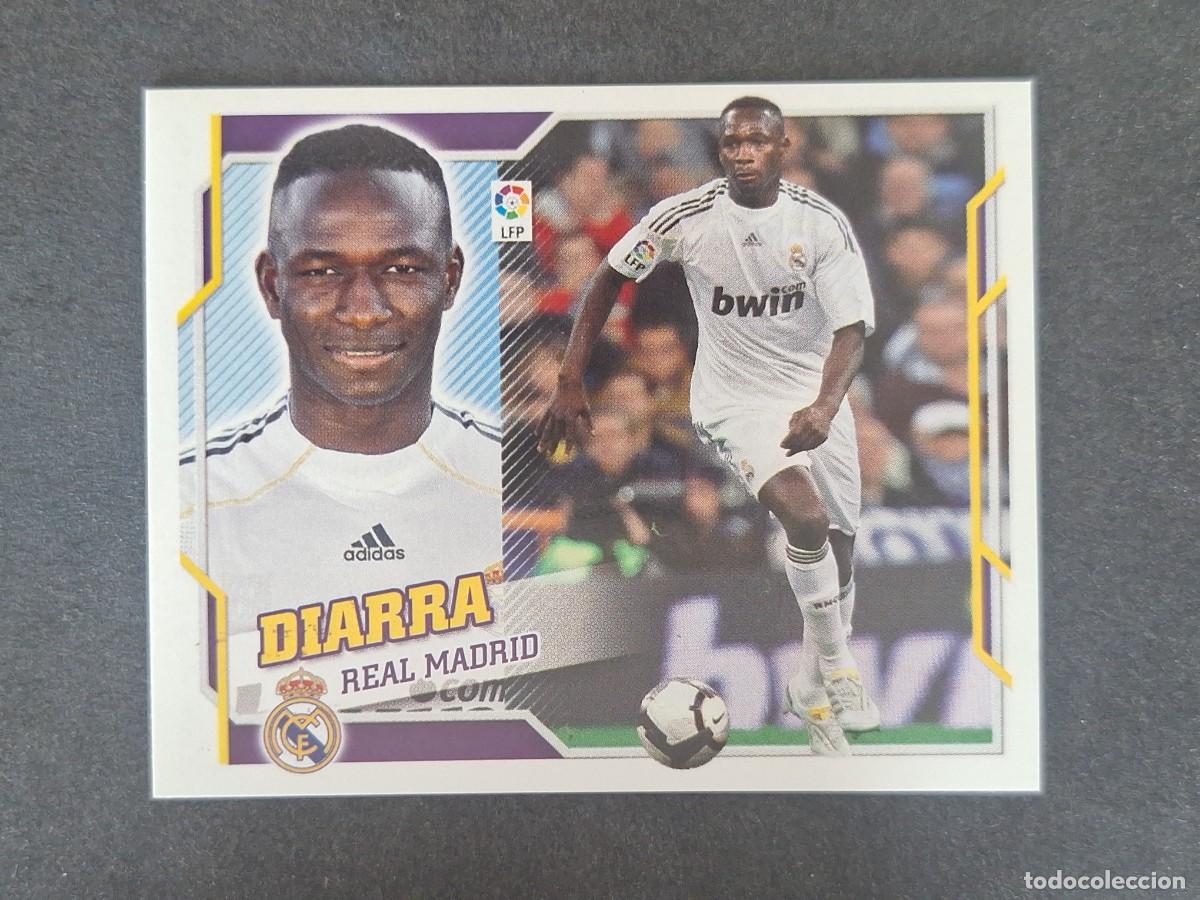 Cromos de f&uacute;tbol: DIARRA REAL MADRID LIGA ESTE 2010 2011 10 11 NUNCA PEGADO SIN PEGAR