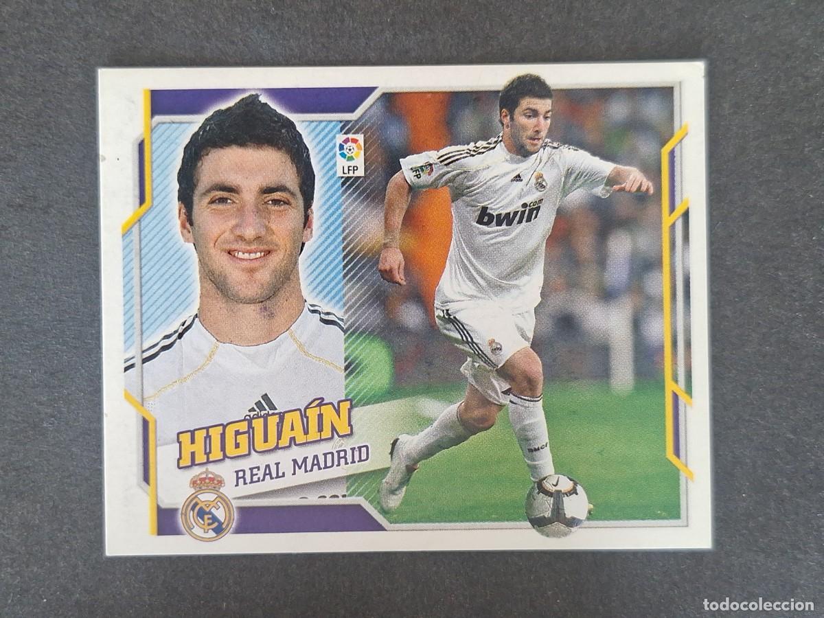 Cromos de f&uacute;tbol: HIGUAIN REAL MADRID LIGA ESTE 2010 2011 10 11 NUNCA PEGADO SIN PEGAR