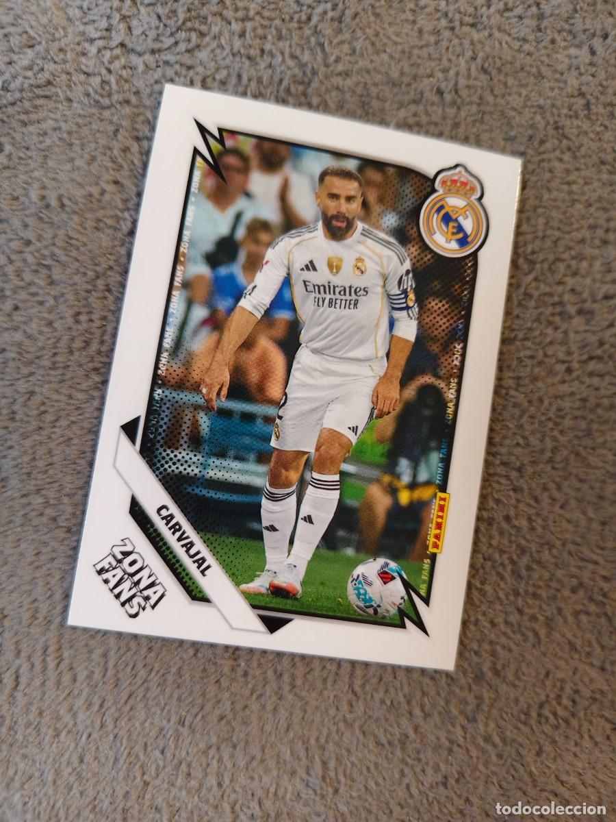 Cromos de f&uacute;tbol: 31 PANINI CLUB REAL MADRID 25 26 CARVAJAL ZONA FANS 2025 2026