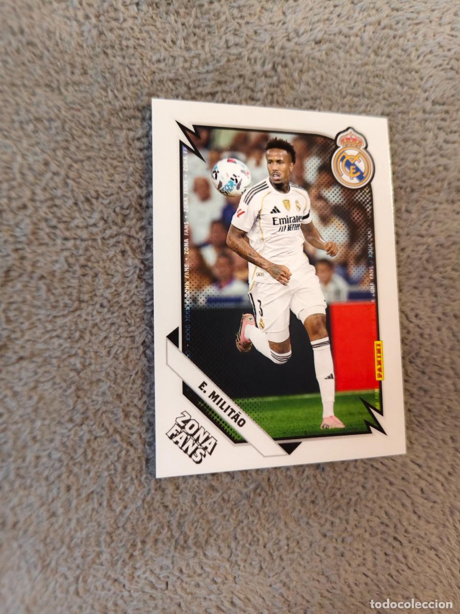 Cromos de f&uacute;tbol: 33 PANINI CLUB REAL MADRID 25 26 E. MILIT&Atilde;O ZONA FANS 2025 2026