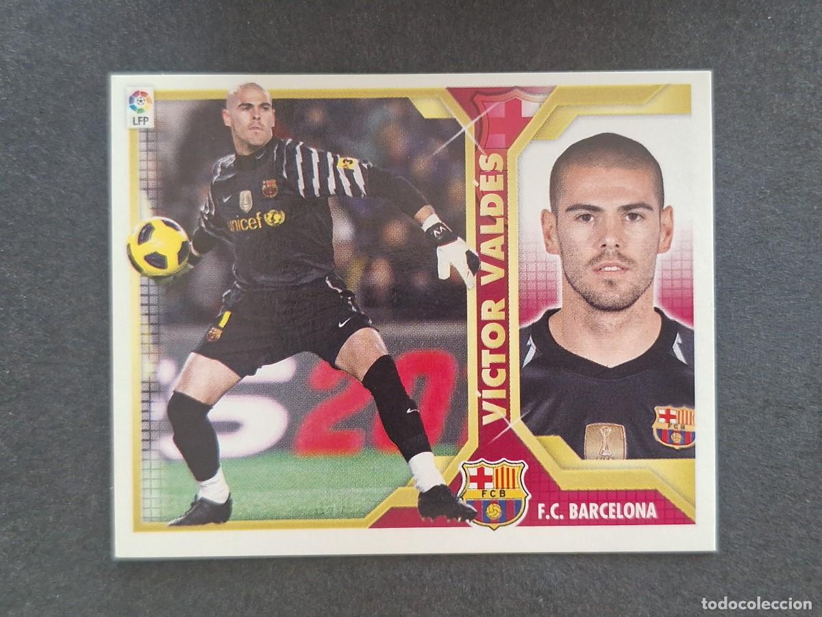 Fu&szlig;ball-Sticker: VICTOR VALDES F. C. BARCELONA LIGA ESTE 2011 2012 11 12 NUNCA PEGADO SIN PEGAR