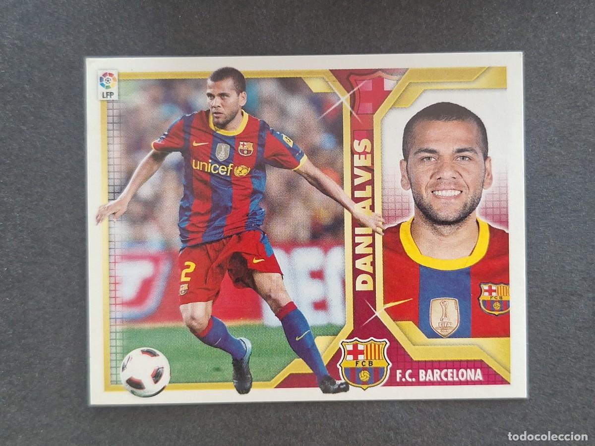 Fu&szlig;ball-Sticker: DANI ALVES F. C. BARCELONA LIGA ESTE 2011 2012 11 12 NUNCA PEGADO SIN PEGAR