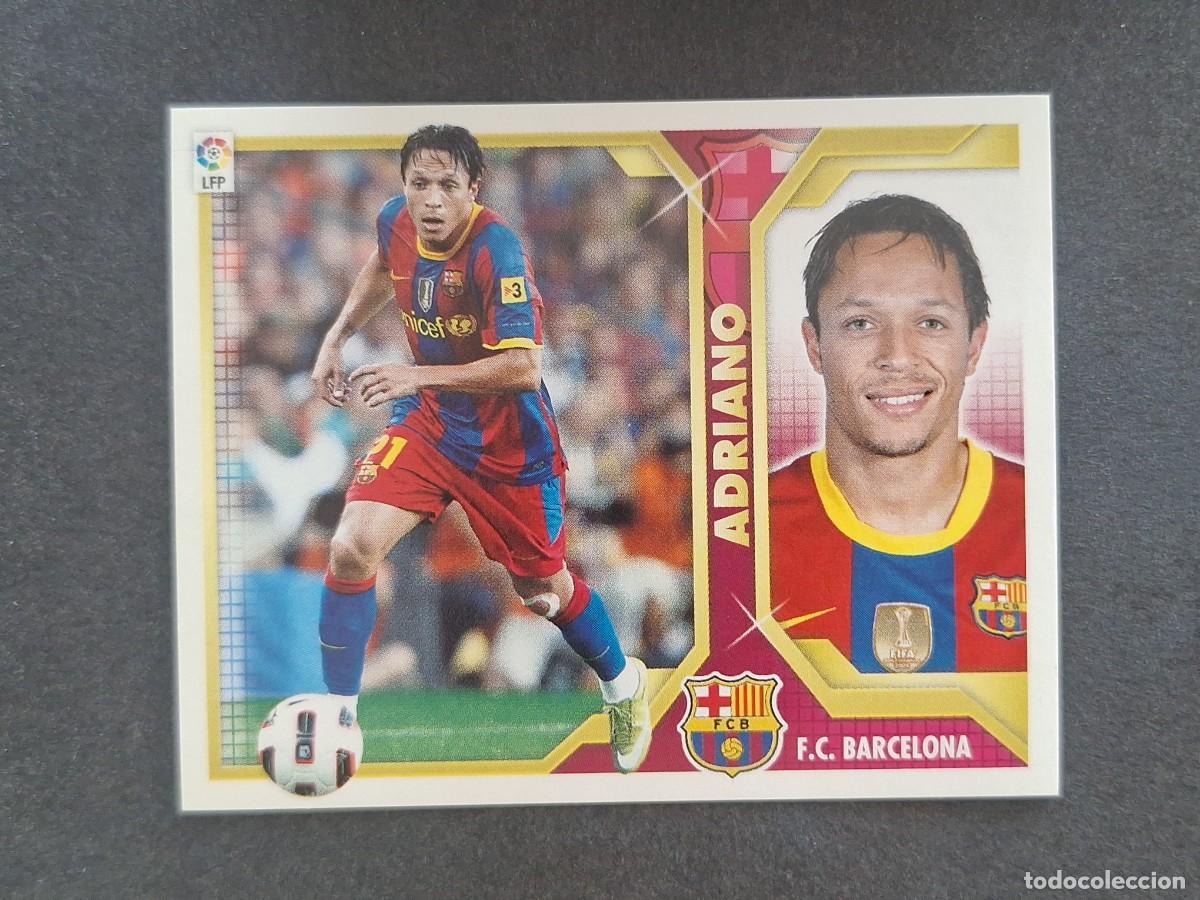 Fu&szlig;ball-Sticker: ADRIANO F. C. BARCELONA LIGA ESTE 2011 2012 11 12 NUNCA PEGADO SIN PEGAR