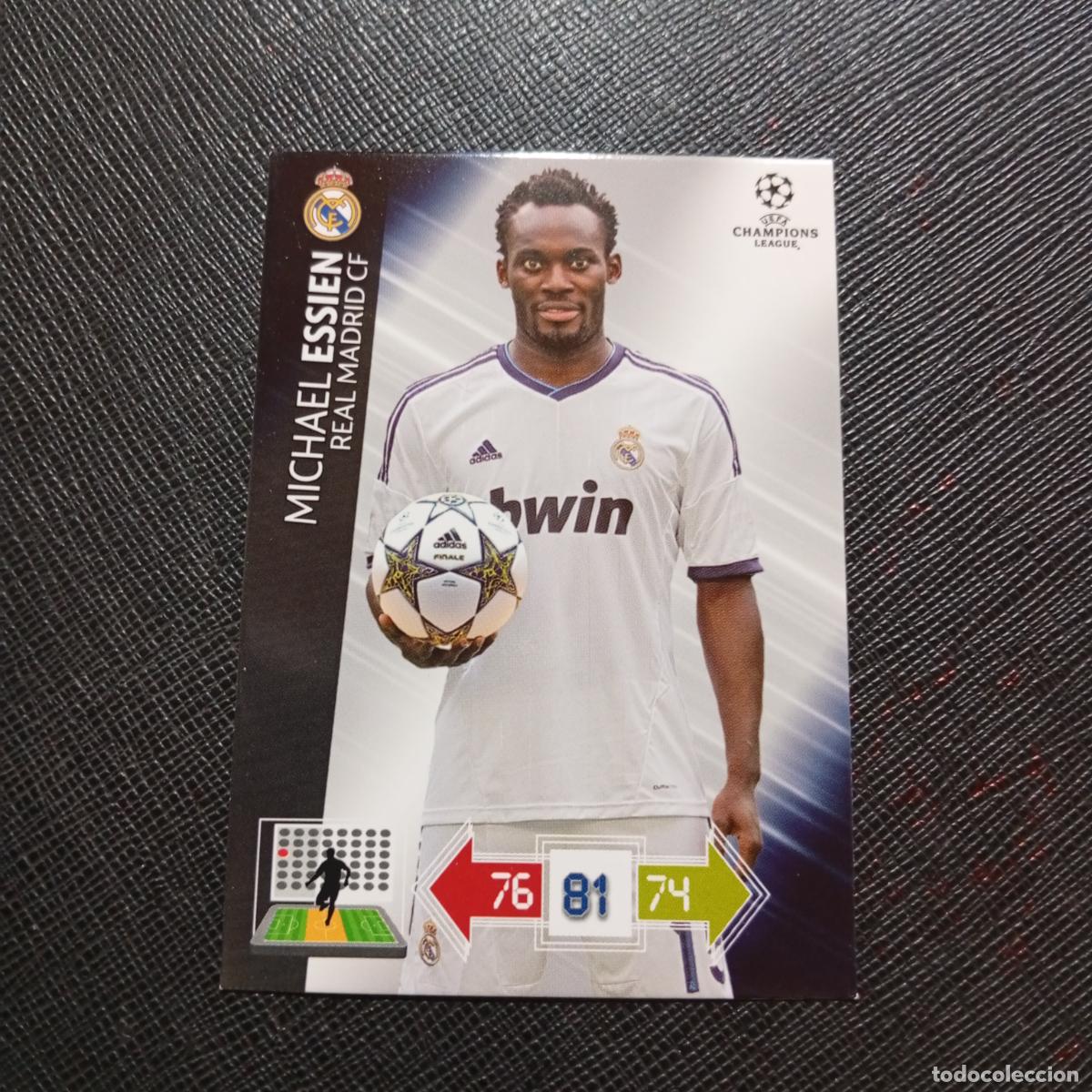 Figurine di Calcio: ESSIEN REAL MADRID ADRENALYN CHAMPIONS LEAGUE 2012 2013 FUTBOL 12 13 - A189 PG1 B