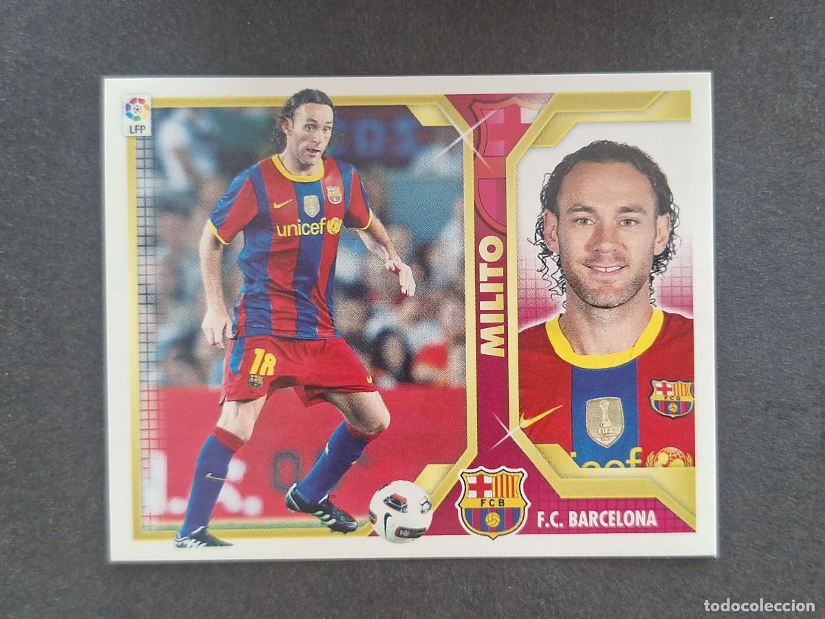 Cromos de Futebol: MILITO F. C. BARCELONA LIGA ESTE 2011 2012 11 12 NUNCA PEGADO SIN PEGAR