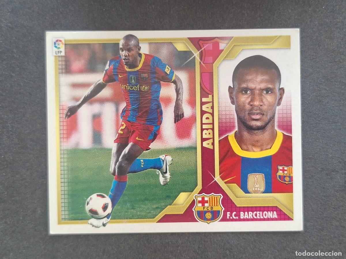 Cromos de Futebol: ABIDAL F. C. BARCELONA LIGA ESTE 2011 2012 11 12 NUNCA PEGADO SIN PEGAR