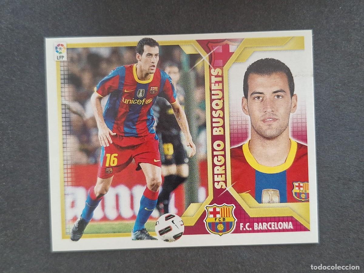 Cromos de Futebol: SERGIO BUSQUETS F. C. BARCELONA LIGA ESTE 2011 2012 11 12 NUNCA PEGADO SIN PEGAR