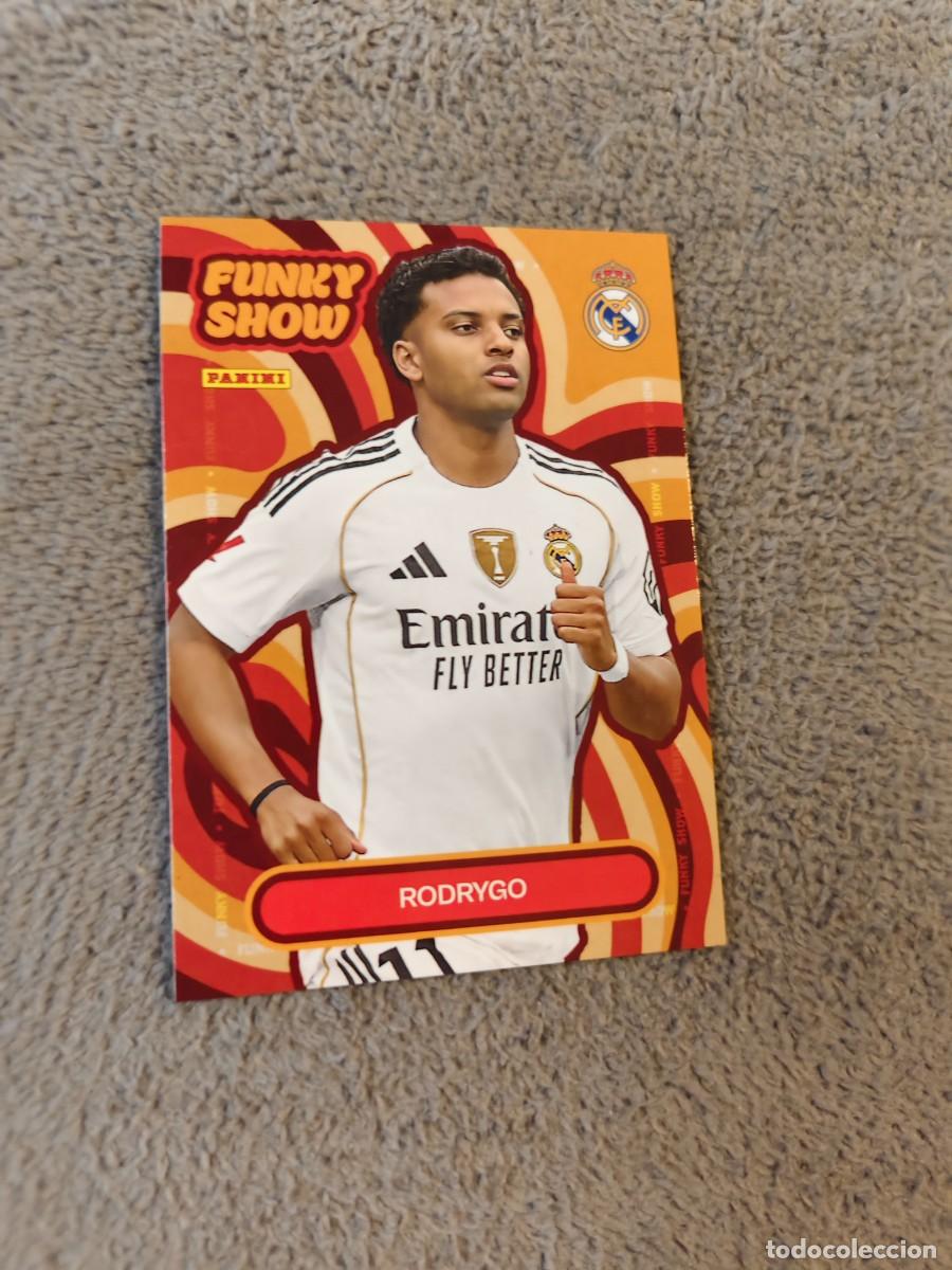 Cromos de f&uacute;tbol: FS 53 PANINI CLUB REAL MADRID 25 26 RODRYGO FUNKY SHOW 2025 2026