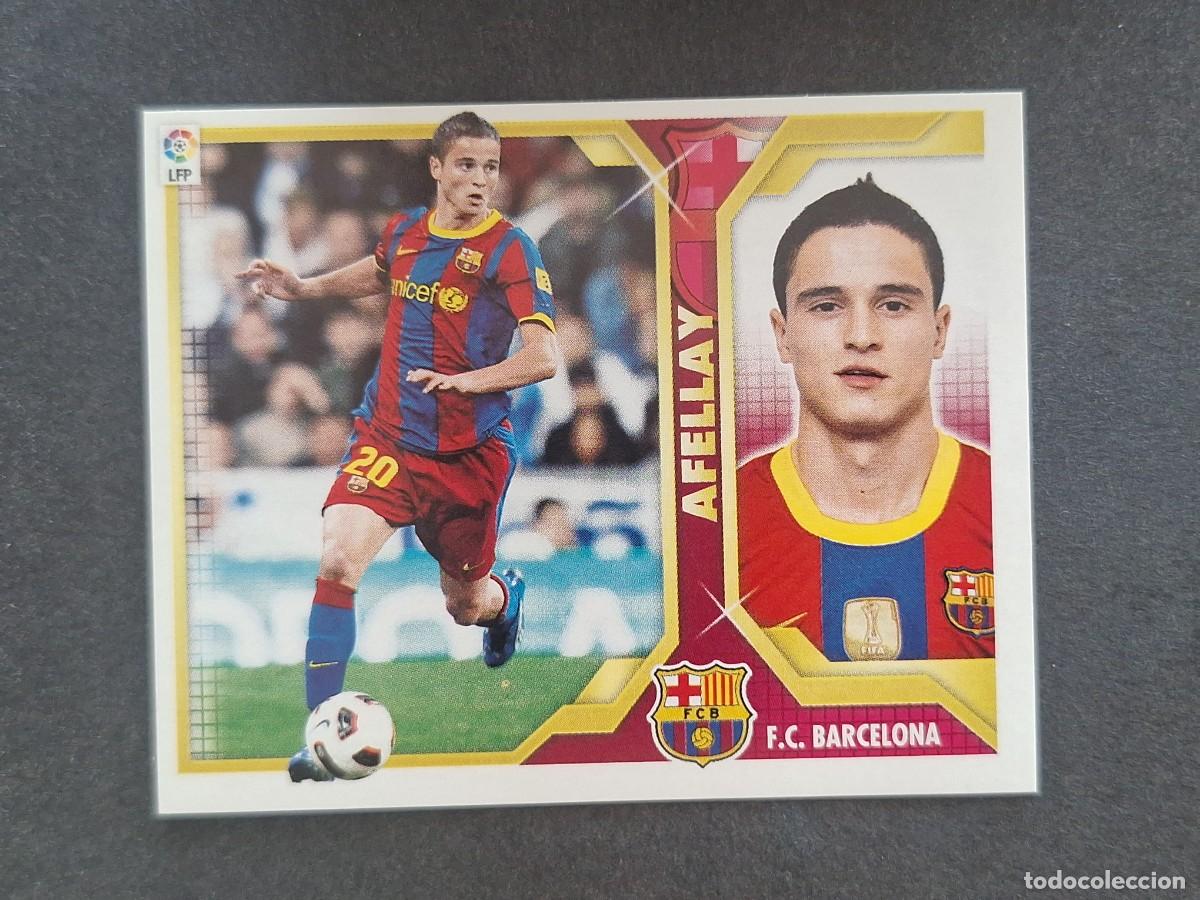 Figurine di Calcio: AFELLAY F. C. BARCELONA LIGA ESTE 2011 2012 11 12 NUNCA PEGADO SIN PEGAR