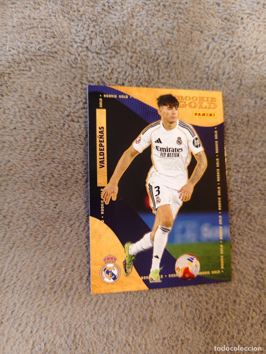 Figurine di Calcio: RG 57 PANINI CLUB REAL MADRID 25 26 VALDEPE&Ntilde;AS ROOKIE GOLD 2025 2026