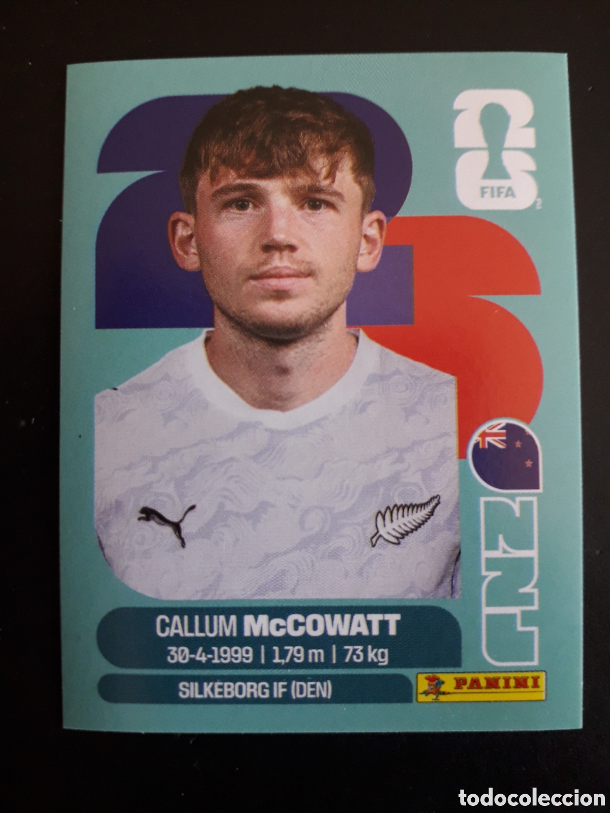 Cromos de Futebol: McCOWATT NUEVA ZELANDA NZL 19 MUNDIAL F&Uacute;TBOL 2026 FIFA WORLD CUP PANINI SIN PEGAR PEDIDO M&Iacute;NIMO 3&euro;.