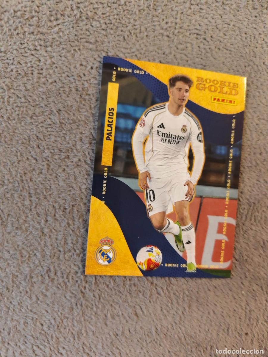 Cromos de Futebol: RG 60 PANINI CLUB REAL MADRID 25 26 PALACIOS ROOKIE GOLD 2025 2026