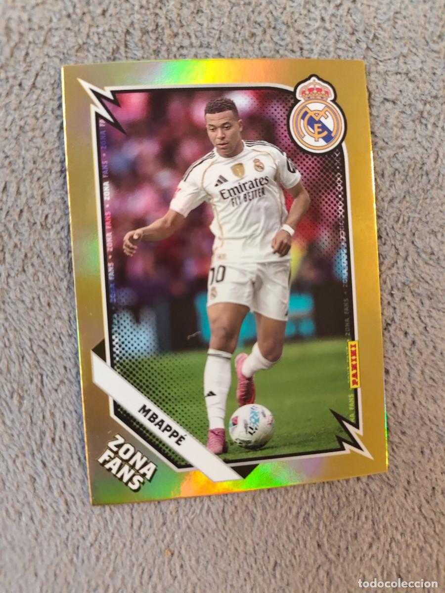 Cromos de Futebol: KO 42 PANINI CLUB REAL MADRID 25 26 MBAPP&Eacute; * ZONA FANS GOLD KROMIX 2025 2026