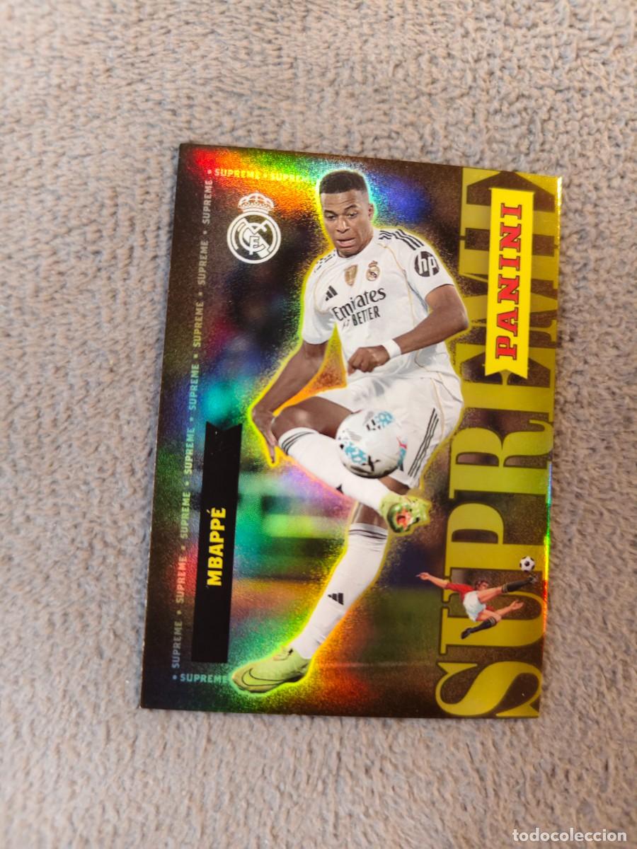 Cromos de Futebol: S 3 PANINI CLUB REAL MADRID 25 26 MBAPP&Eacute; SUPREME 2025 2026