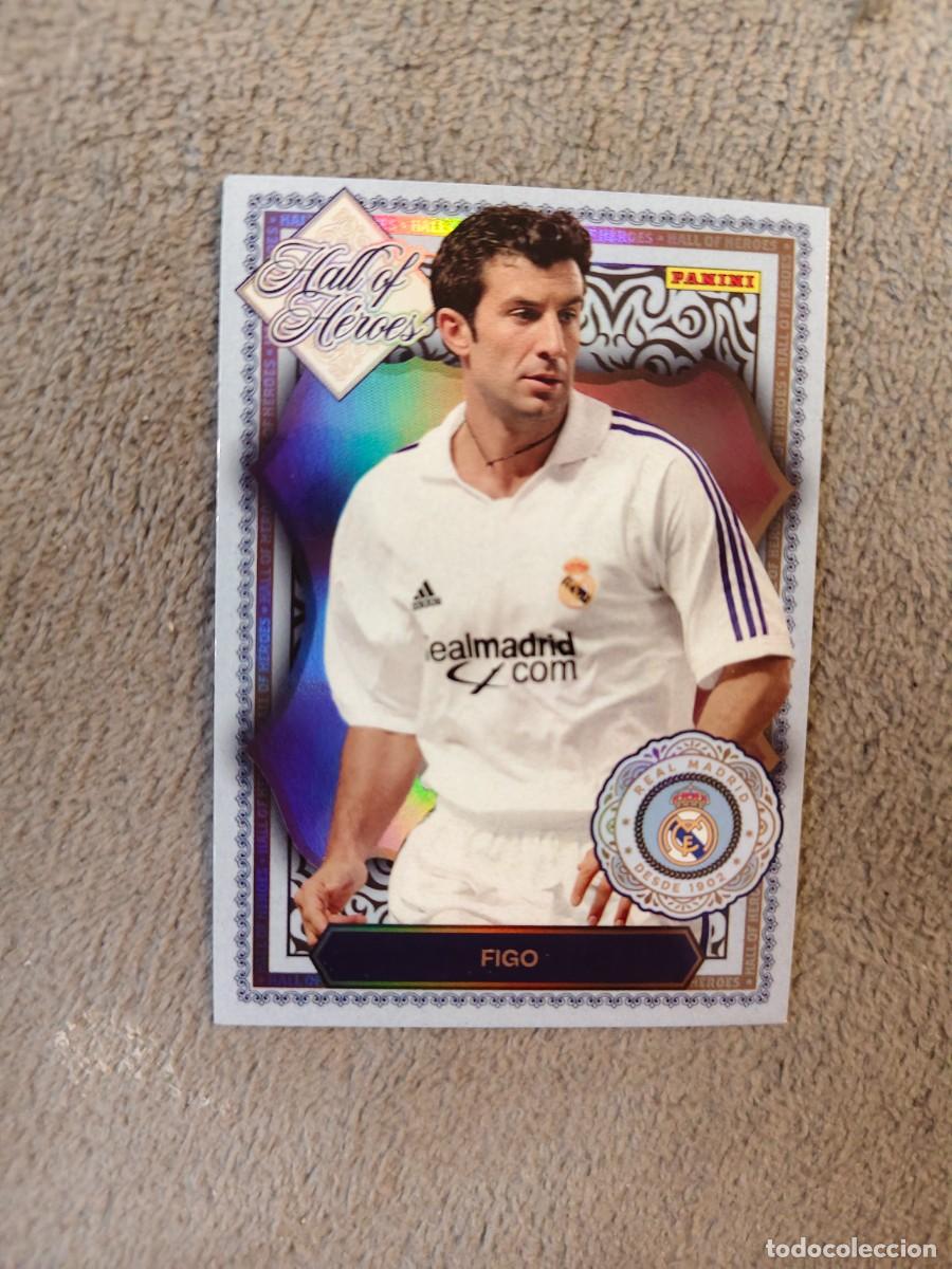 Cromos de Futebol: HH 04 PANINI CLUB REAL MADRID 25 26 FIGO * HALL OF H&Eacute;ROES 2025 2026