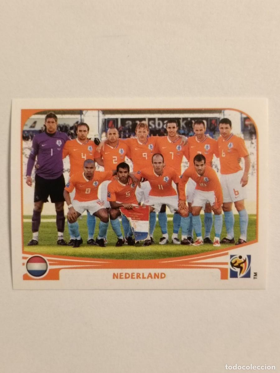 Cromos de Futebol: #334 ALINEACION (PAISES BAJOS) MUNDIAL SUDAFRICA 2010 PANINI