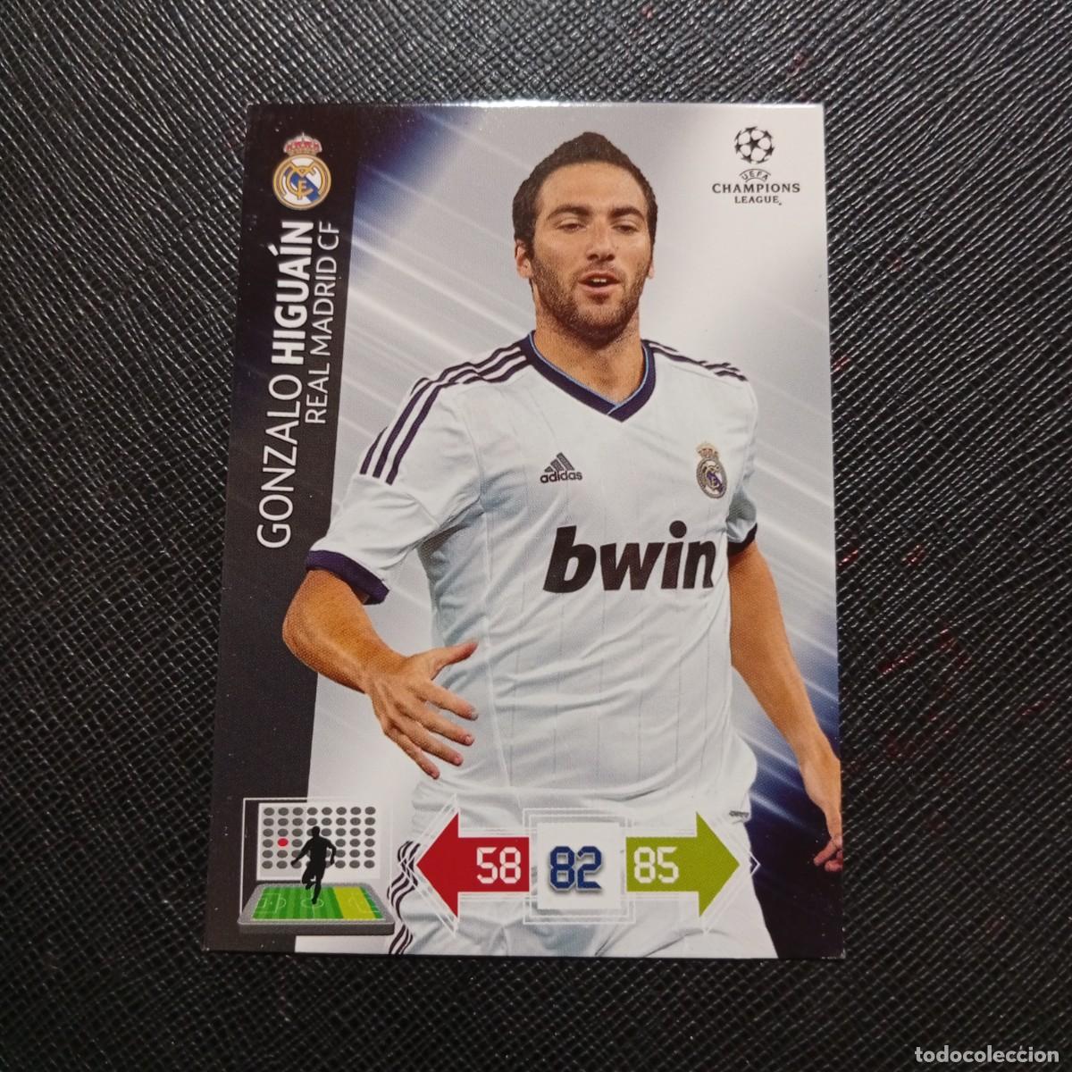 Figurine di Calcio: HIGUAIN REAL MADRID ADRENALYN CHAMPIONS LEAGUE 2012 2013 FUTBOL 12 13 - A189 PG136