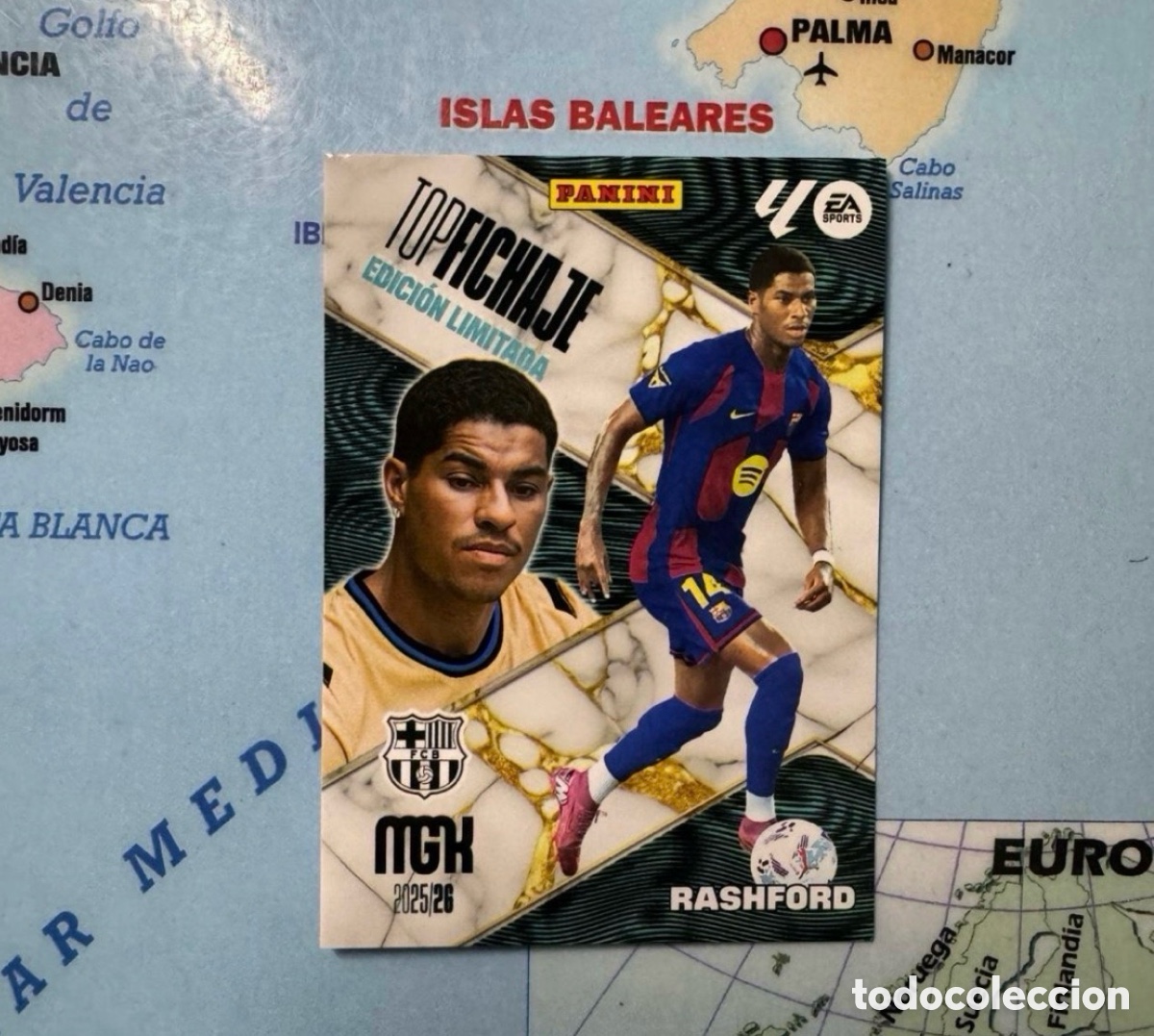 Cromos de Futebol: Rashford edici&oacute;n limitada Top Fichaje Del Barcelona 25-26 2025-2026