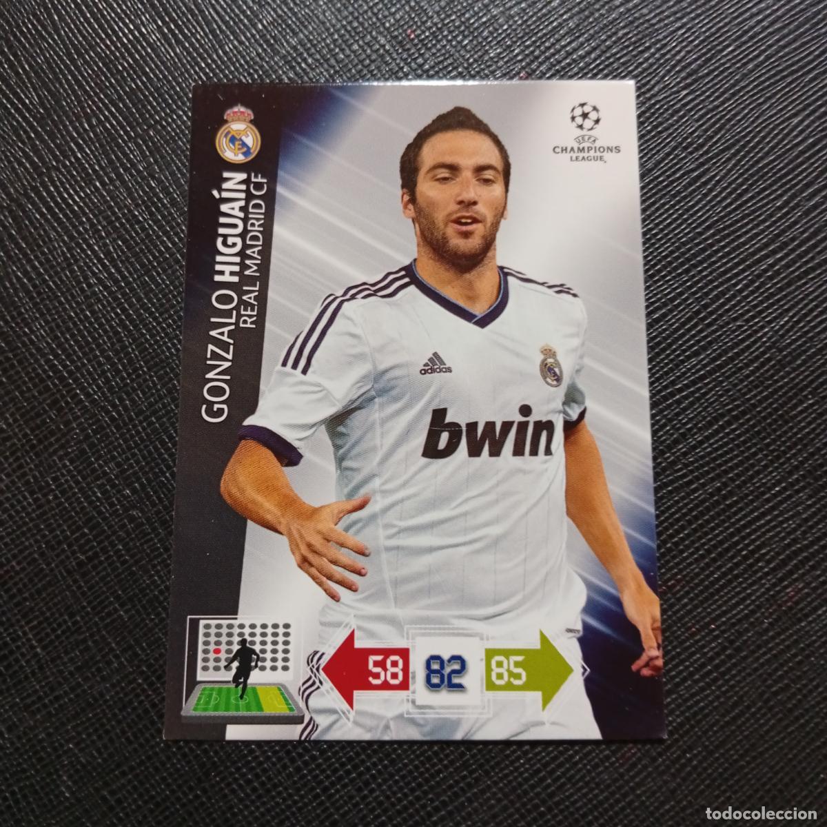 Cromos de Futebol: HIGUAIN REAL MADRID ADRENALYN CHAMPIONS LEAGUE 2012 2013 FUTBOL 12 13 - A189 PG1