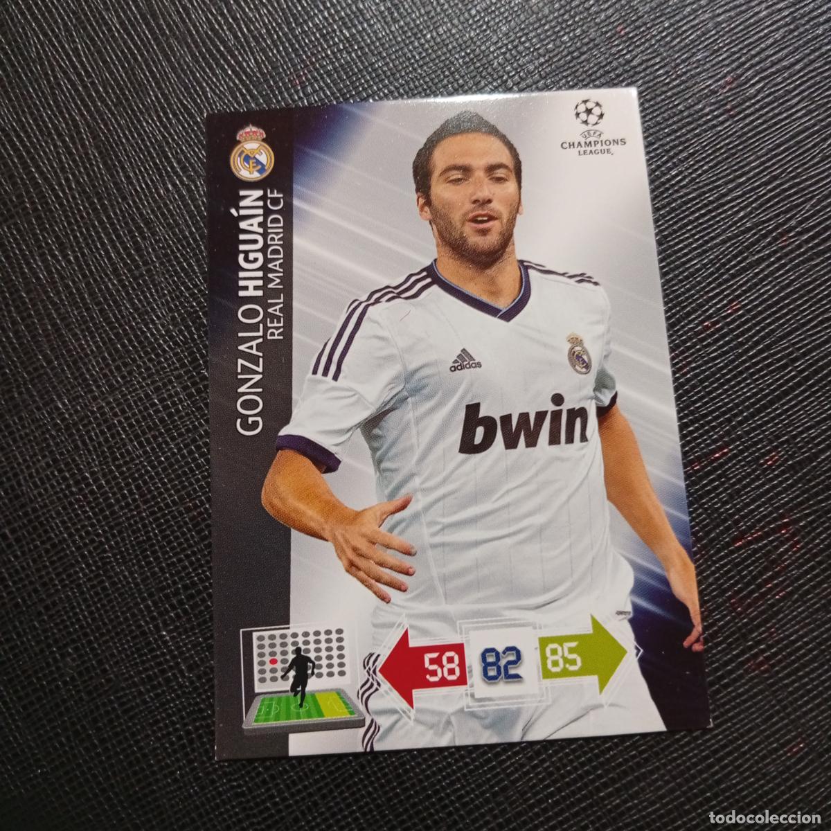 Cromos de Futebol: HIGUAIN REAL MADRID ADRENALYN CHAMPIONS LEAGUE 2012 2013 FUTBOL 12 13 - A189 PG1 B