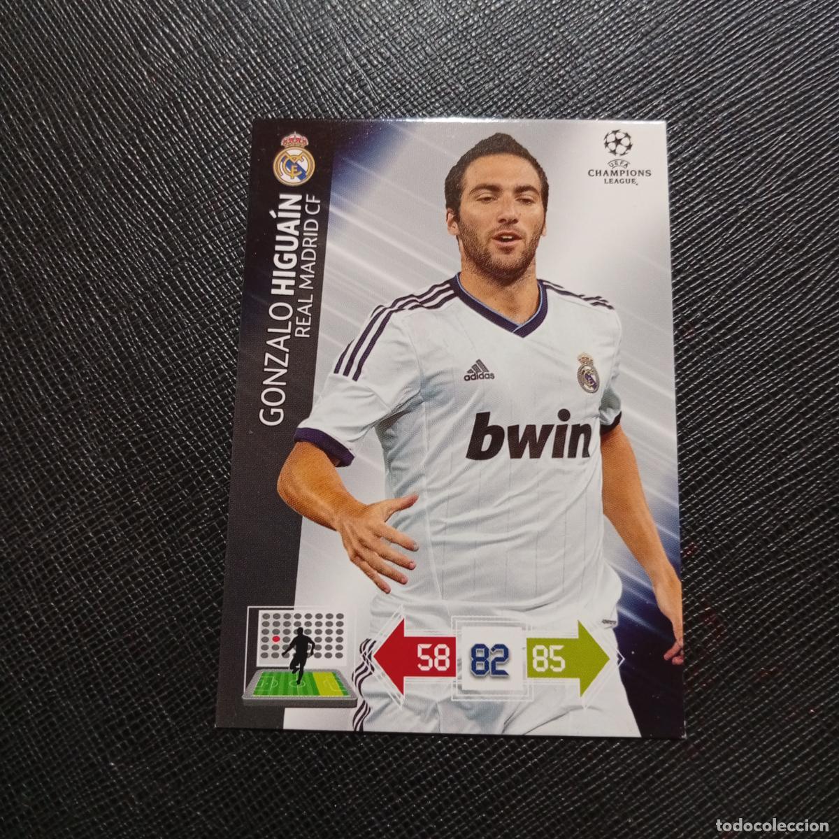 Cromos de f&uacute;tbol: HIGUAIN REAL MADRID ADRENALYN CHAMPIONS LEAGUE 2012 2013 FUTBOL 12 13 - A189 PG109