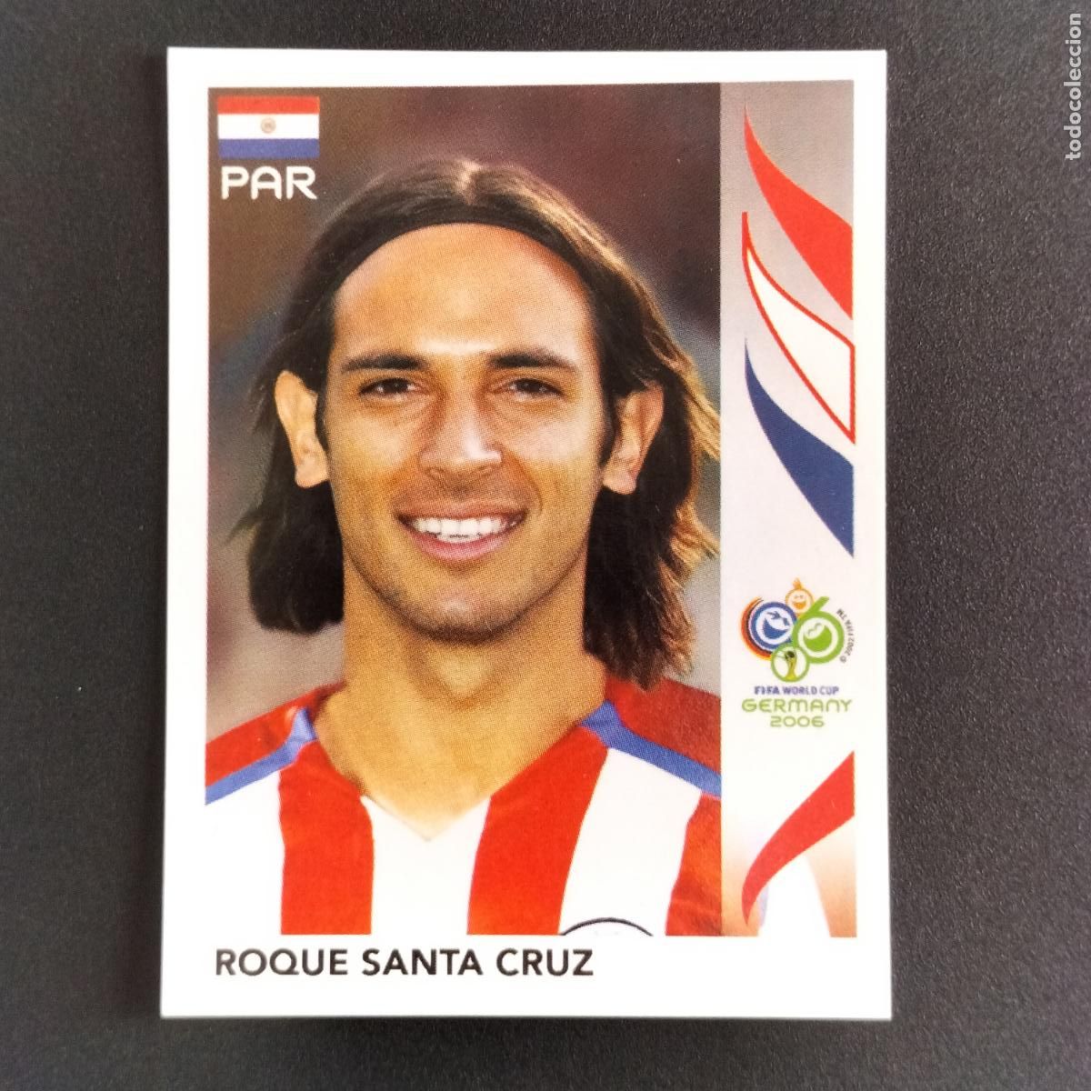 Cromos de f&uacute;tbol: 129 ROQUE SANTA CRUZ PARAGUAY CROMOS FIFA WORLD CUP GERMANY 2006 MUNDIAL ALEMANIA PANINI