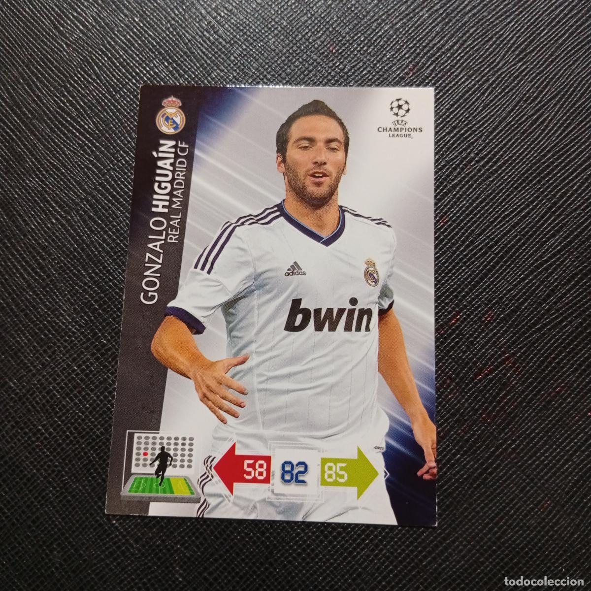 Cromos de f&uacute;tbol: HIGUAIN REAL MADRID ADRENALYN CHAMPIONS LEAGUE 2012 2013 FUTBOL 12 13 - A189 PG109 B