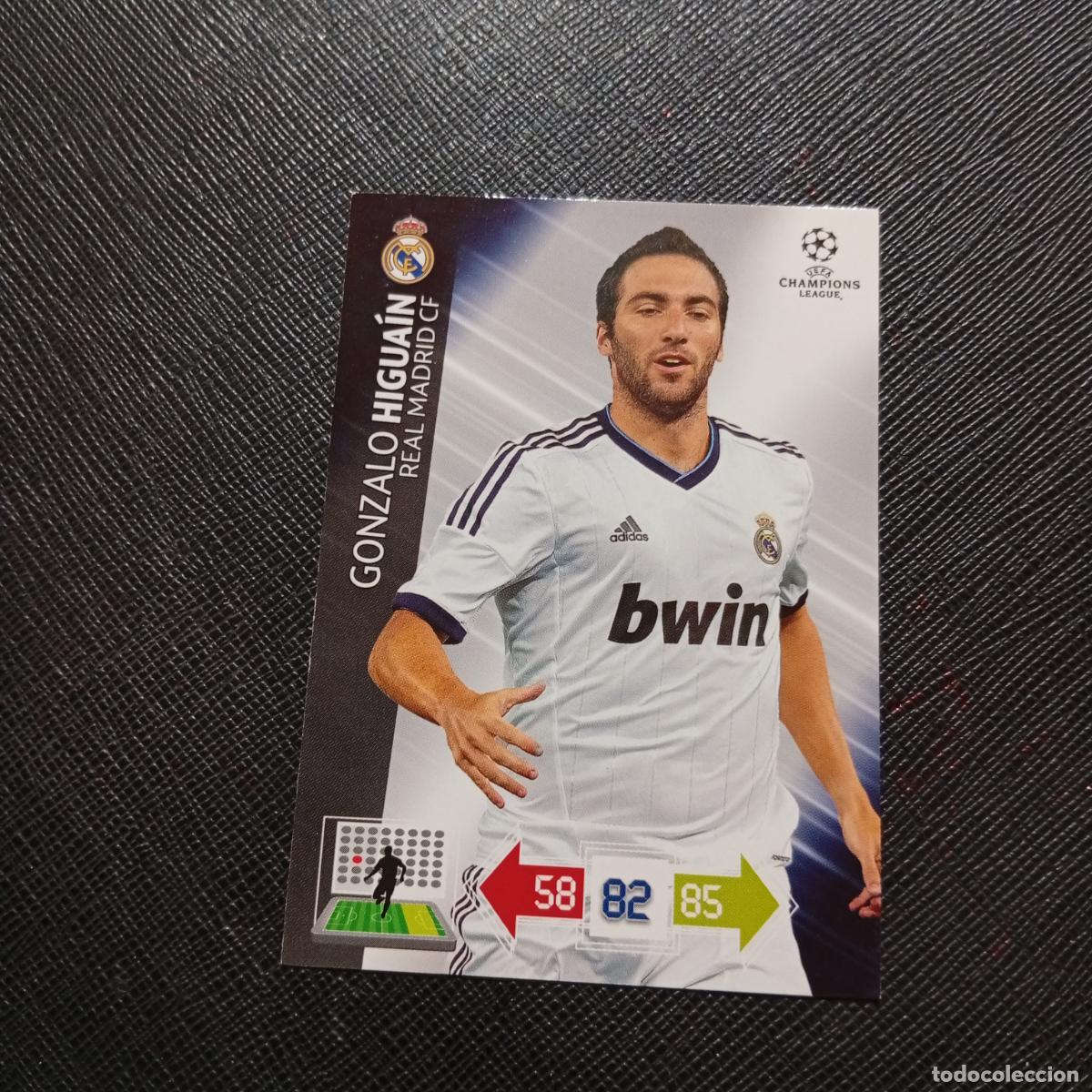 Cromos de f&uacute;tbol: HIGUAIN REAL MADRID ADRENALYN CHAMPIONS LEAGUE 2012 2013 FUTBOL 12 13 - A189 PG118