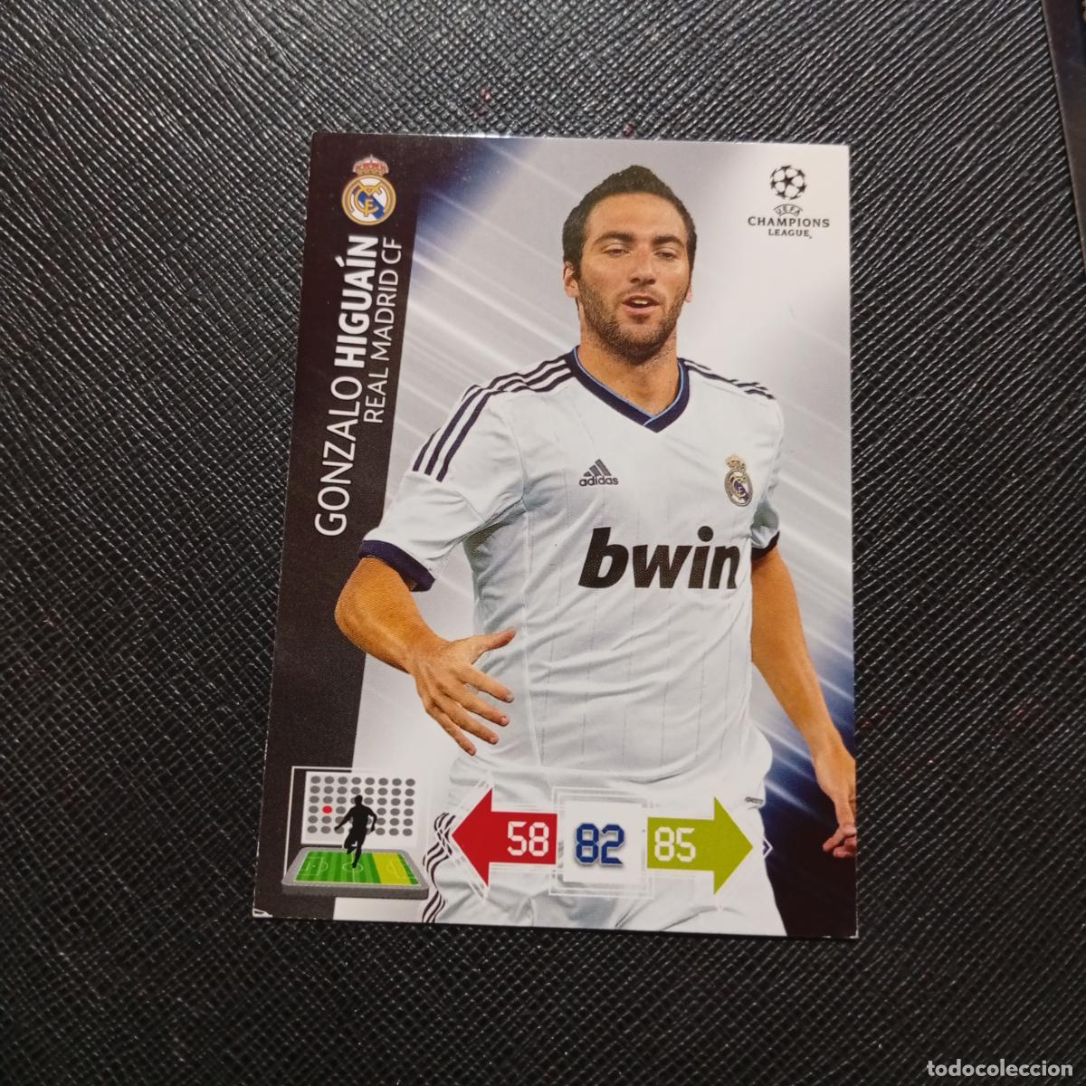 Cromos de f&uacute;tbol: HIGUAIN REAL MADRID ADRENALYN CHAMPIONS LEAGUE 2012 2013 FUTBOL 12 13 - A189 PG145