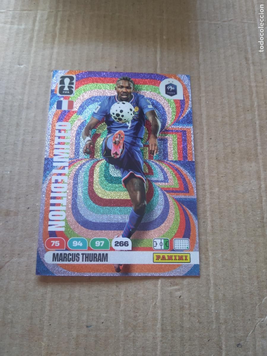 Cromos de f&uacute;tbol: MARCUS THURAM FRANCIA EDICION LIMITADA CROMO FUTBOL PANINI ADRENALYN MUNDIAL 2026 WORLD CUP