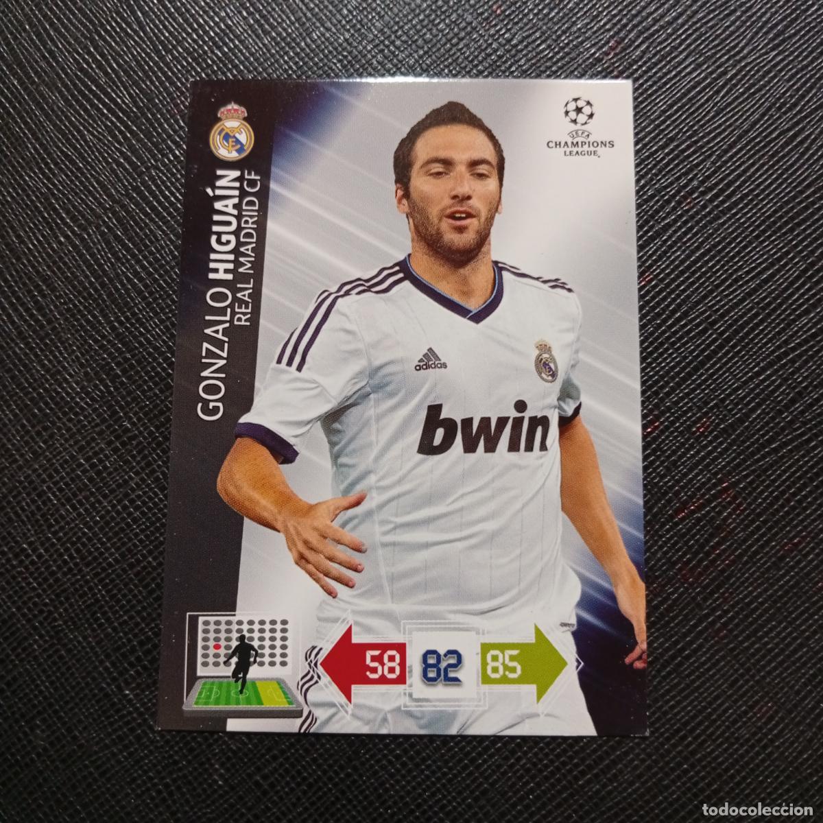 Cromos de f&uacute;tbol: HIGUAIN REAL MADRID ADRENALYN CHAMPIONS LEAGUE 2012 2013 FUTBOL 12 13 - A189 PG145 B