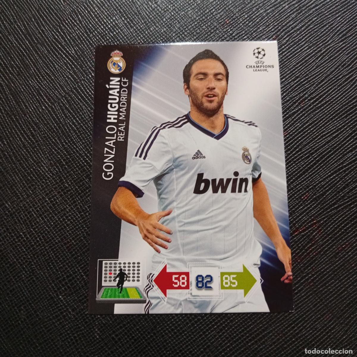 Cromos de f&uacute;tbol: HIGUAIN REAL MADRID ADRENALYN CHAMPIONS LEAGUE 2012 2013 FUTBOL 12 13 - A189 PG154
