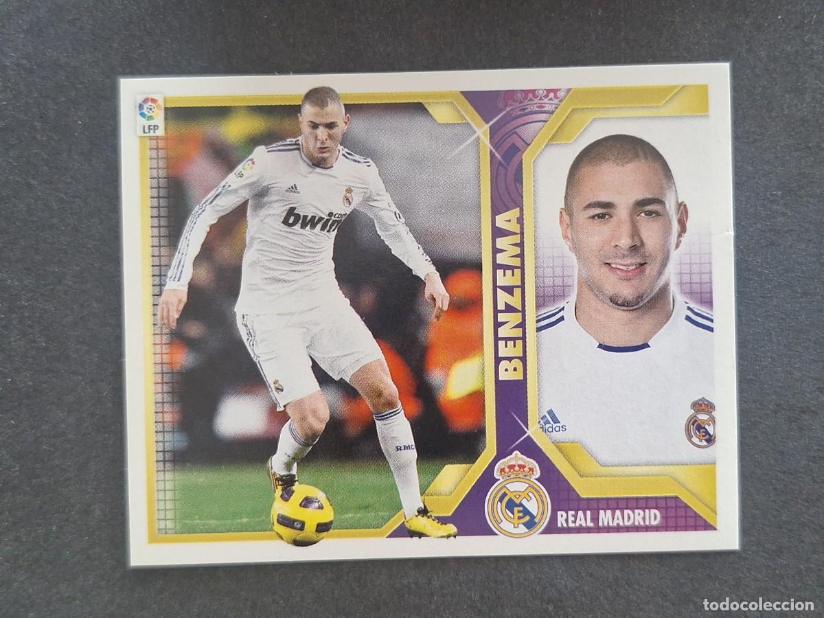 Cromos de f&uacute;tbol: BENZEMA REAL MADRID LIGA ESTE 2011 2012 11 12 NUNCA PEGADO SIN PEGAR