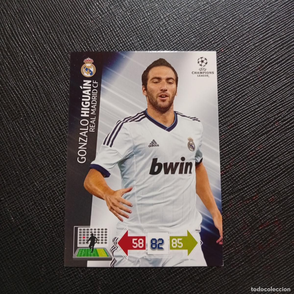 Cromos de f&uacute;tbol: HIGUAIN REAL MADRID ADRENALYN CHAMPIONS LEAGUE 2012 2013 FUTBOL 12 13 - A189 PG154 B
