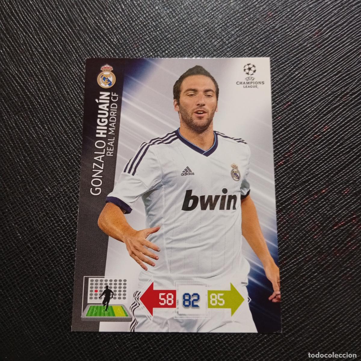 Cromos de f&uacute;tbol: HIGUAIN REAL MADRID ADRENALYN CHAMPIONS LEAGUE 2012 2013 FUTBOL 12 13 - A189 PG163