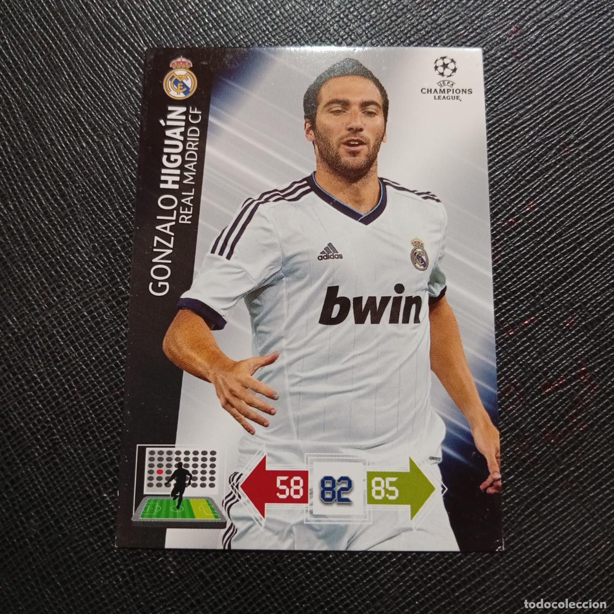 Cromos de f&uacute;tbol: HIGUAIN REAL MADRID ADRENALYN CHAMPIONS LEAGUE 2012 2013 FUTBOL 12 13 - A189 PG163 B