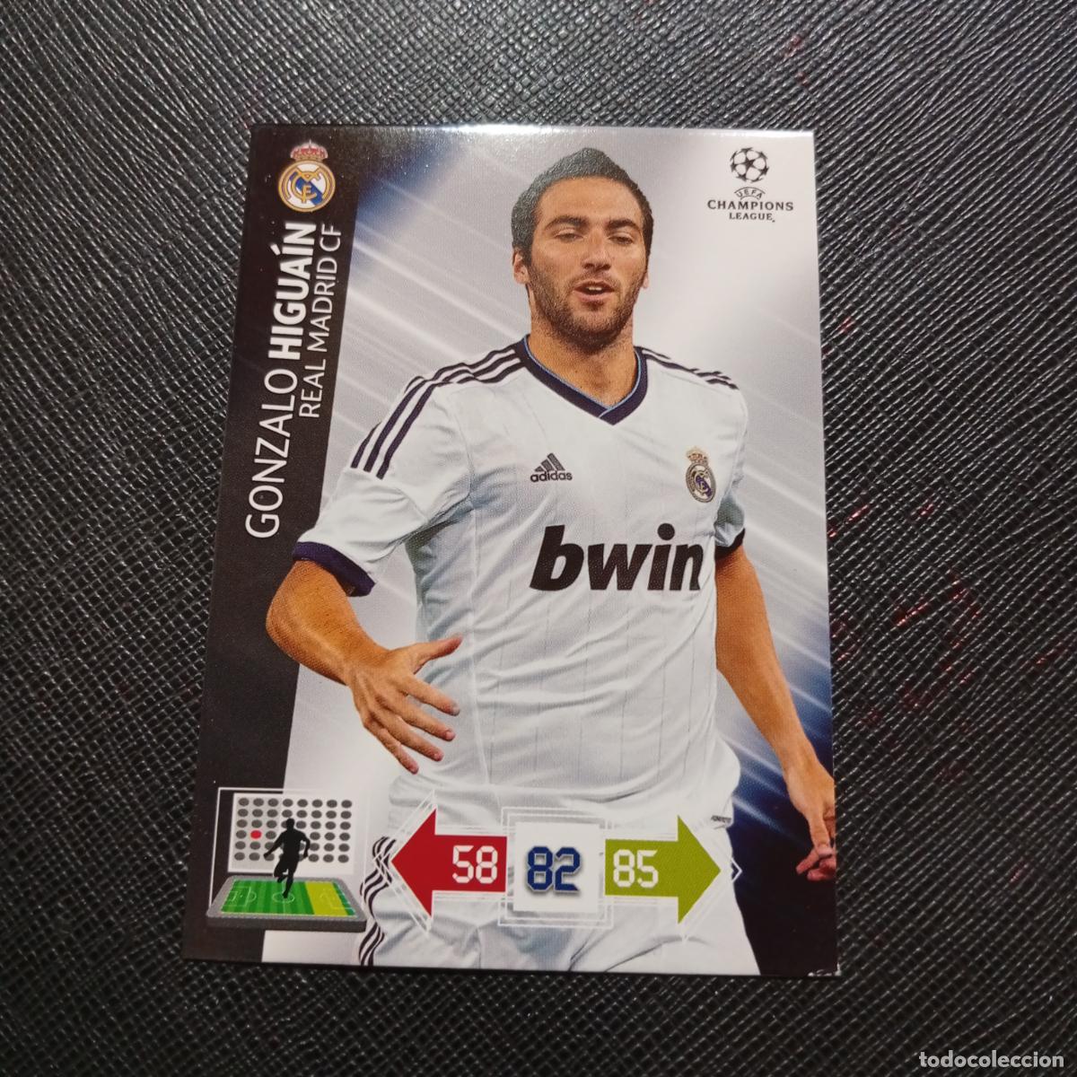 Cromos de f&uacute;tbol: HIGUAIN REAL MADRID ADRENALYN CHAMPIONS LEAGUE 2012 2013 FUTBOL 12 13 - A189 PG172