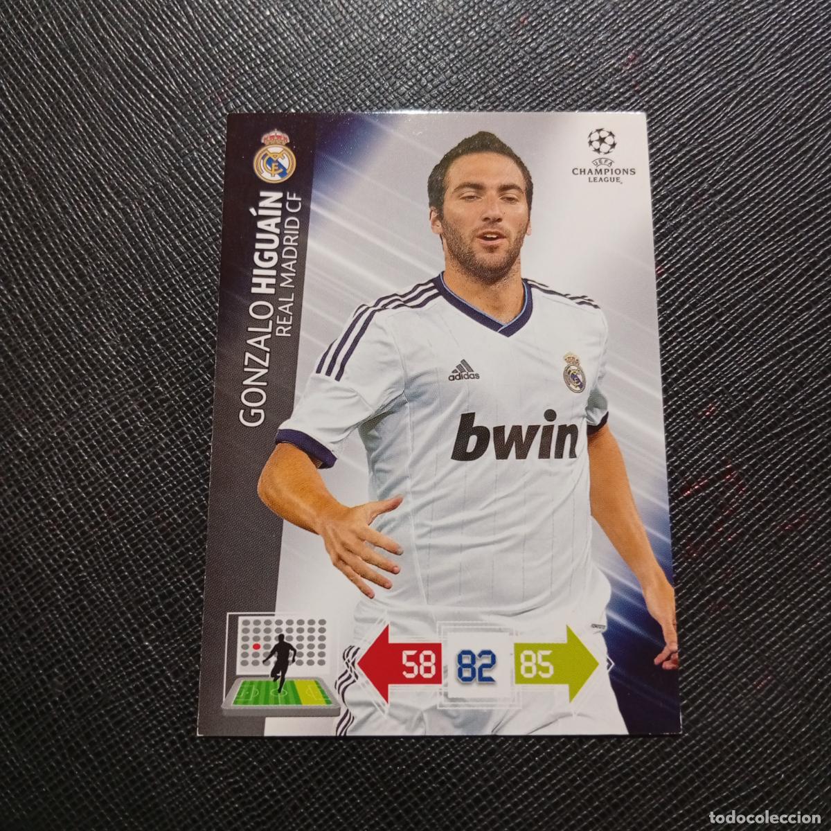 Cromos de f&uacute;tbol: HIGUAIN REAL MADRID ADRENALYN CHAMPIONS LEAGUE 2012 2013 FUTBOL 12 13 - A189 PG172 B