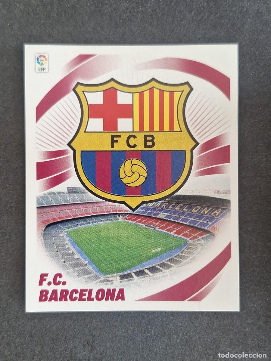 Cromos de f&uacute;tbol: ESCUDO F. C. BARCELONA LIGA ESTE 2012 2013 12 13 NUNCA PEGADO SIN PEGAR