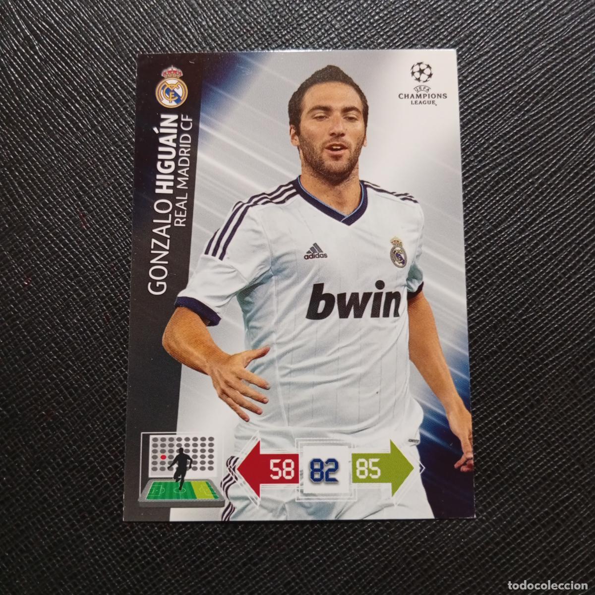 Cromos de f&uacute;tbol: HIGUAIN REAL MADRID ADRENALYN CHAMPIONS LEAGUE 2012 2013 FUTBOL 12 13 - A189 PG181