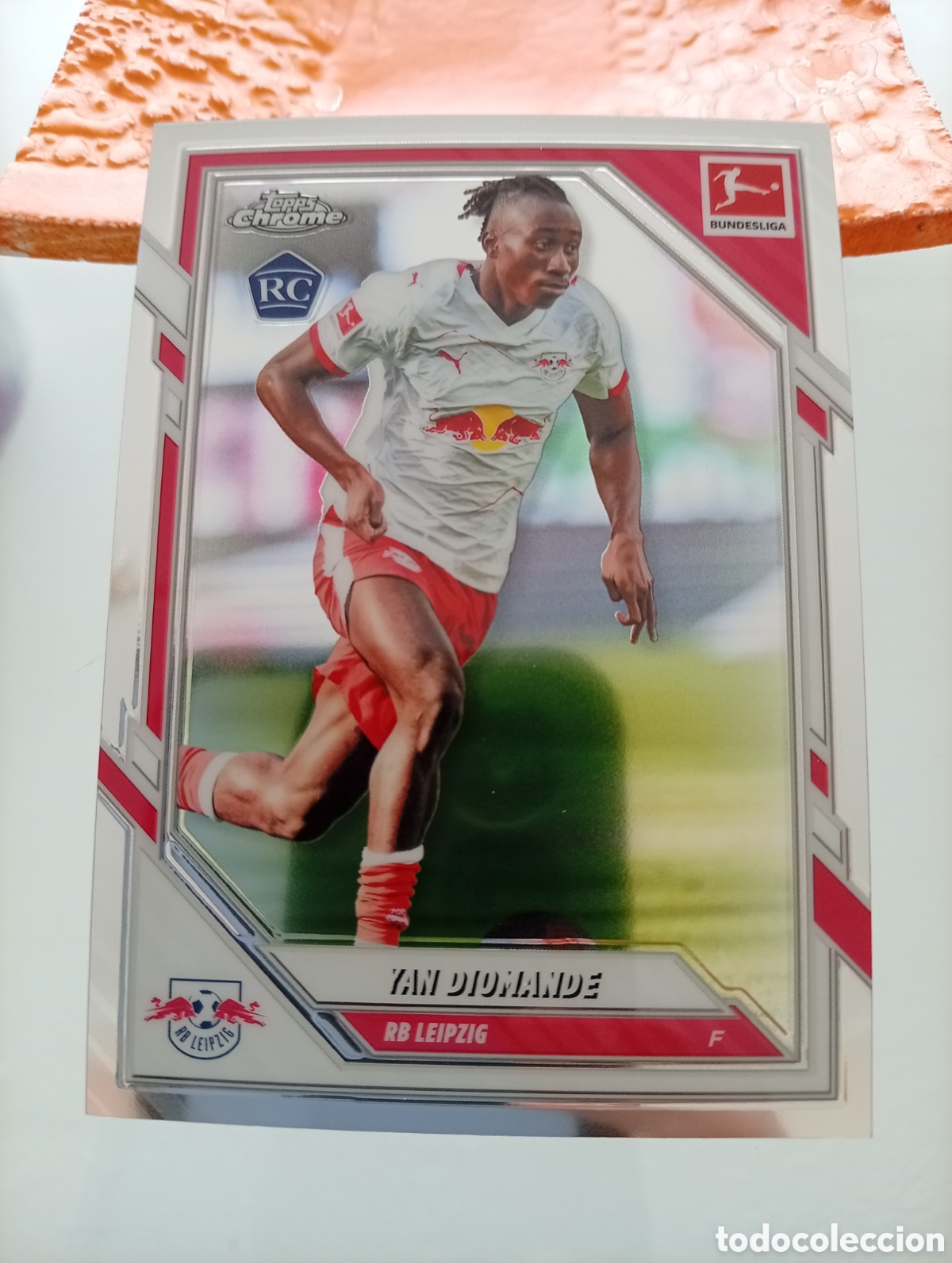 Cromos de f&uacute;tbol: Yan Diomande Rookie Topps Chrome