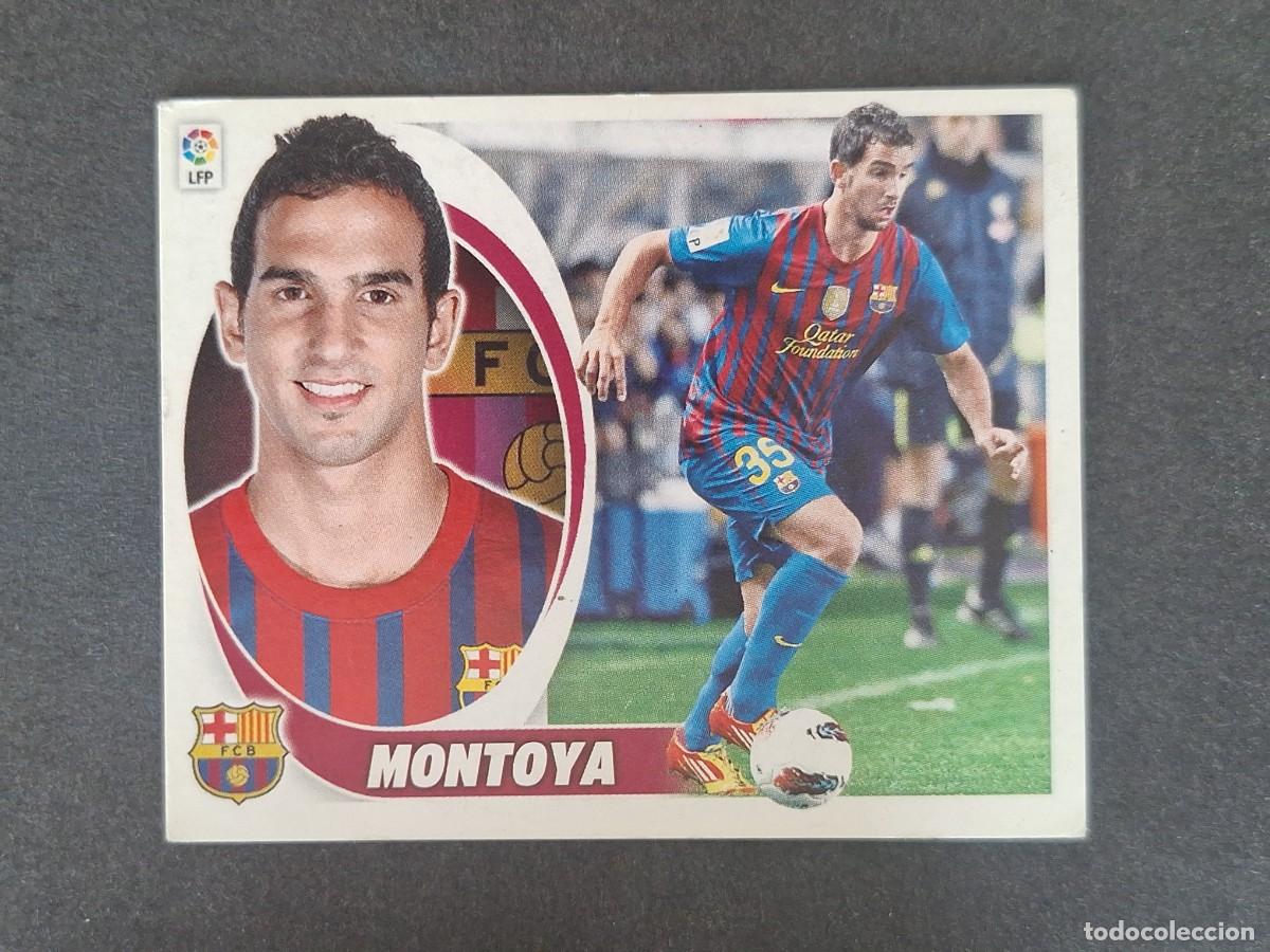 Cromos de Futebol: MONTOYA F. C. BARCELONA LIGA ESTE 2012 2013 12 13 NUNCA PEGADO SIN PEGAR